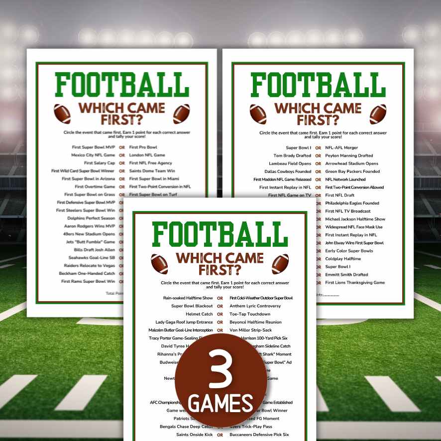 football activity quiz