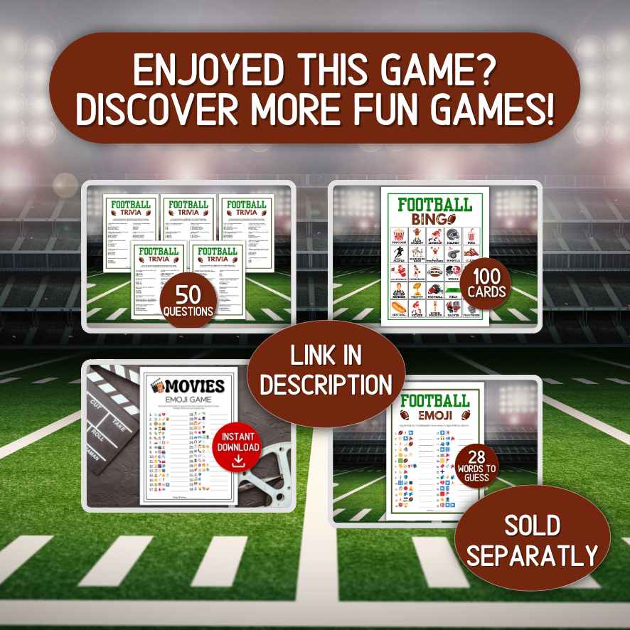 football printable games