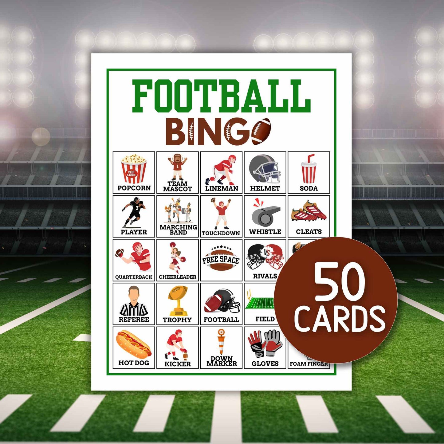 football bingo