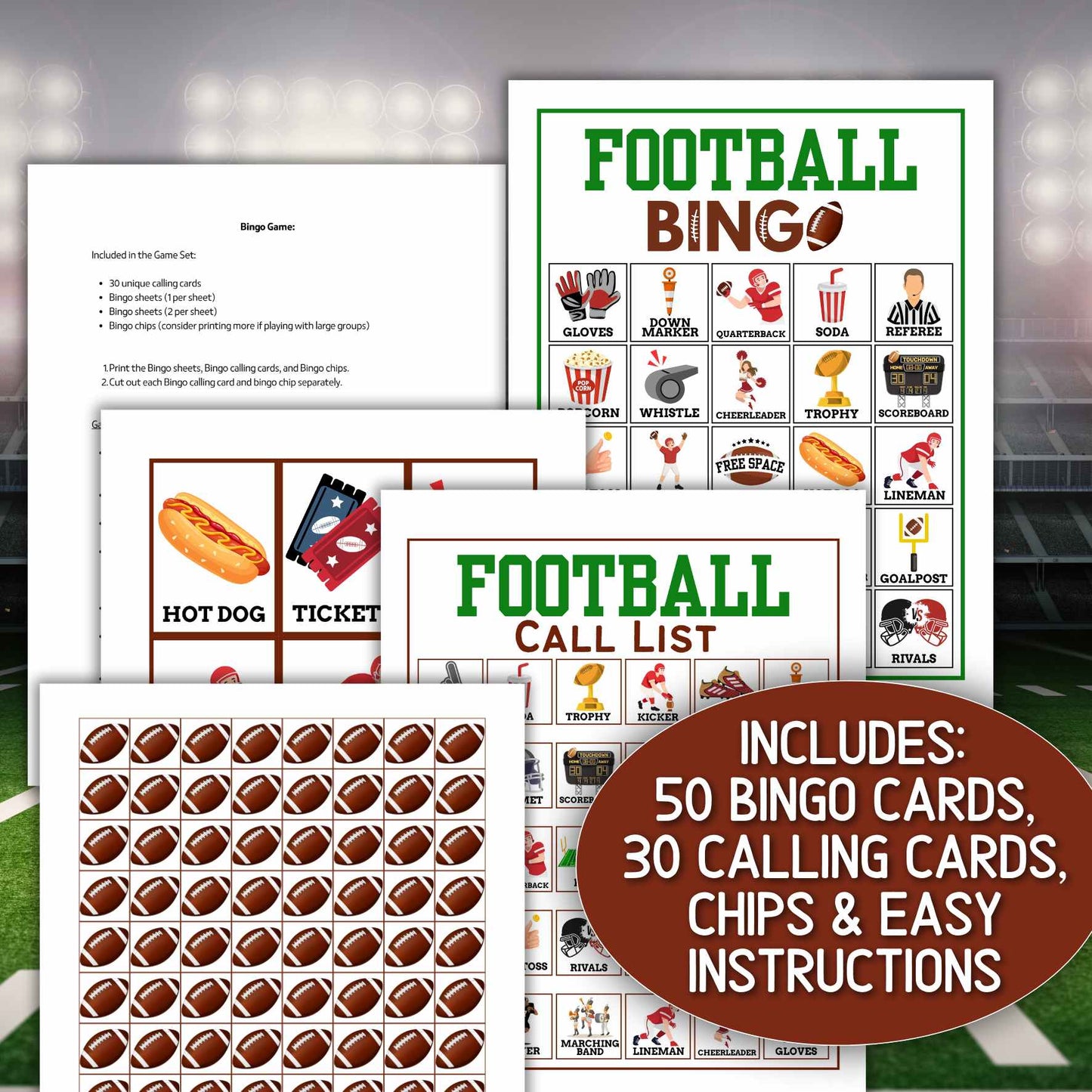 sport bingo game

