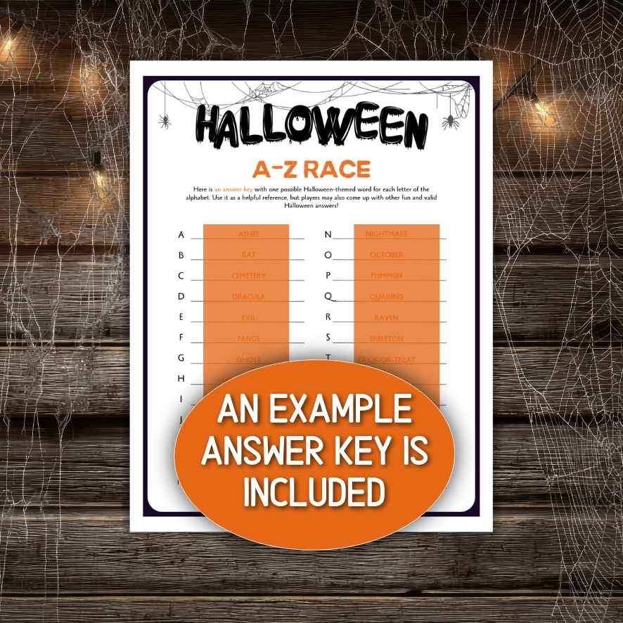 Halloween Family Game