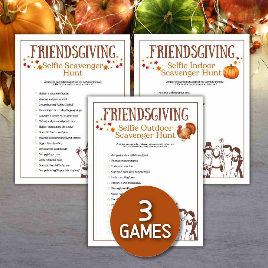 friendsgiving scavenger hunt