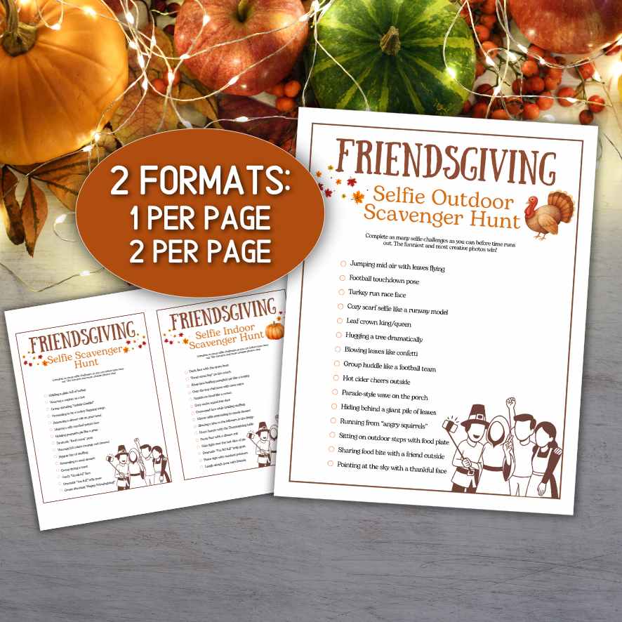 thanksgiving photo scavenger hunt
