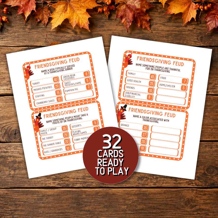 thanksgiving party game