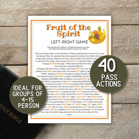 fruit of the spirit left right game
