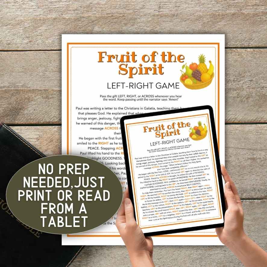 the fruit of the spirit games