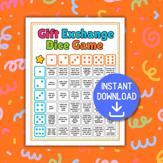 gift exchange dice game

