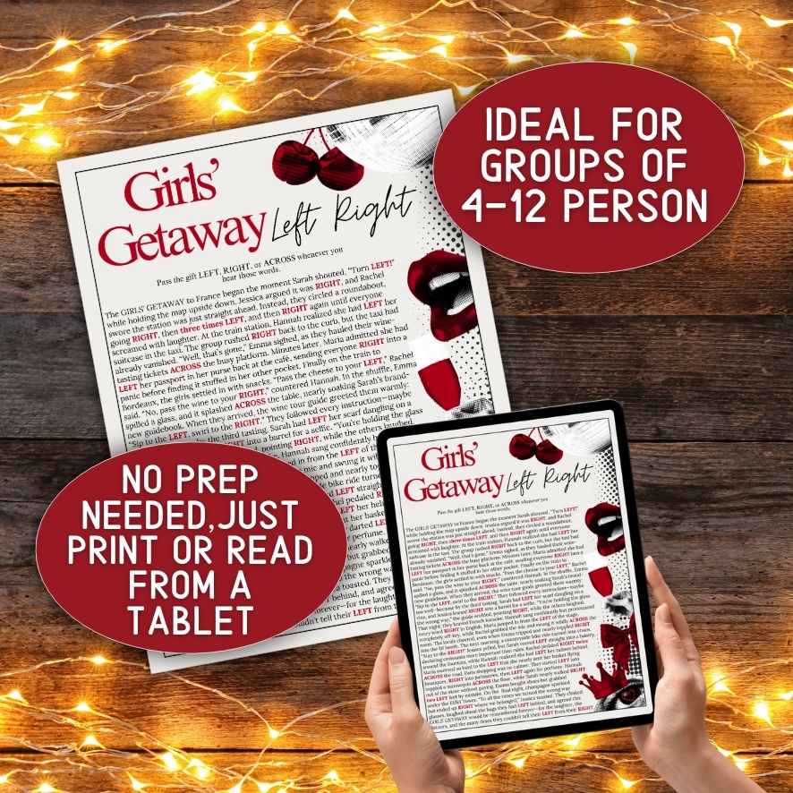 left right game story printable