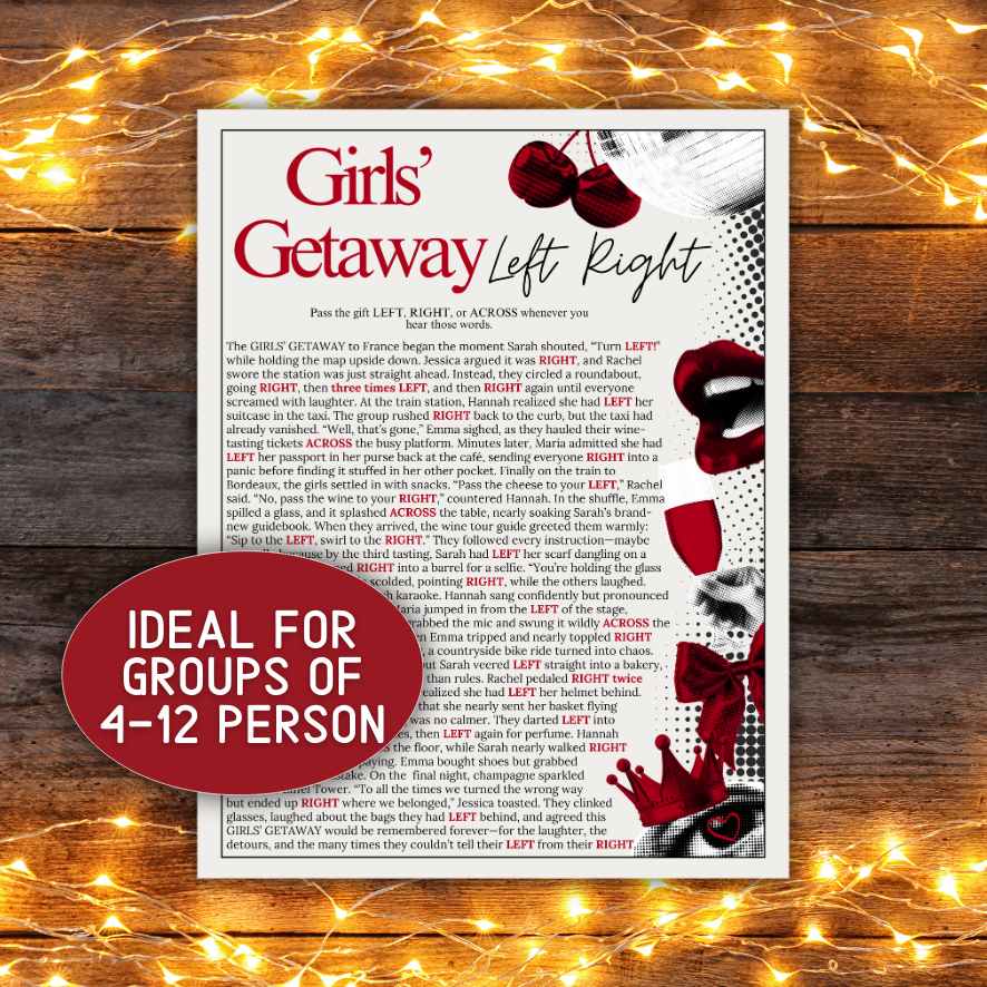 left right gift exchange story