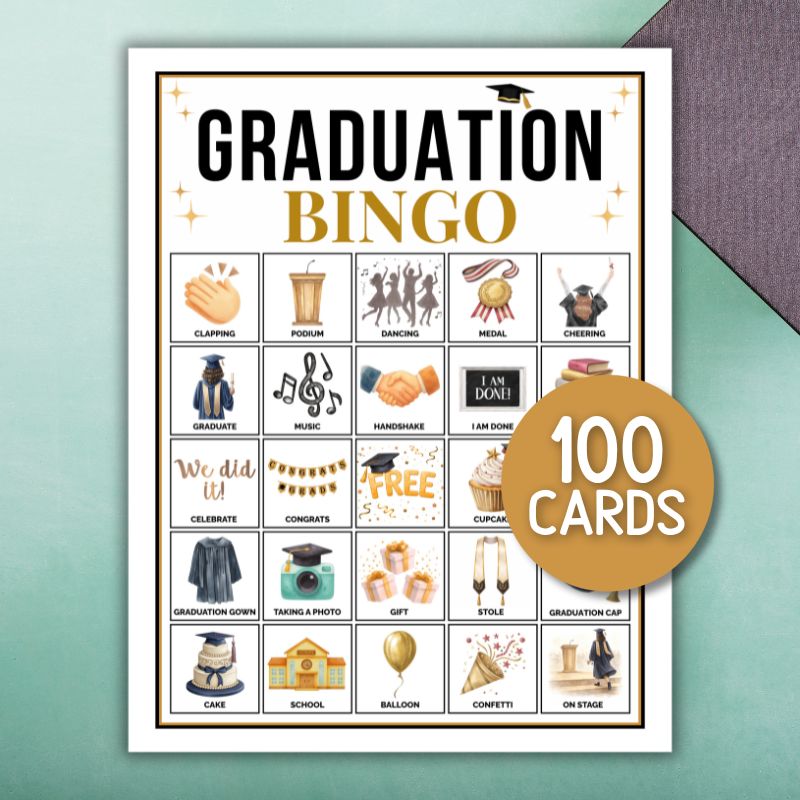 graduation bingo game