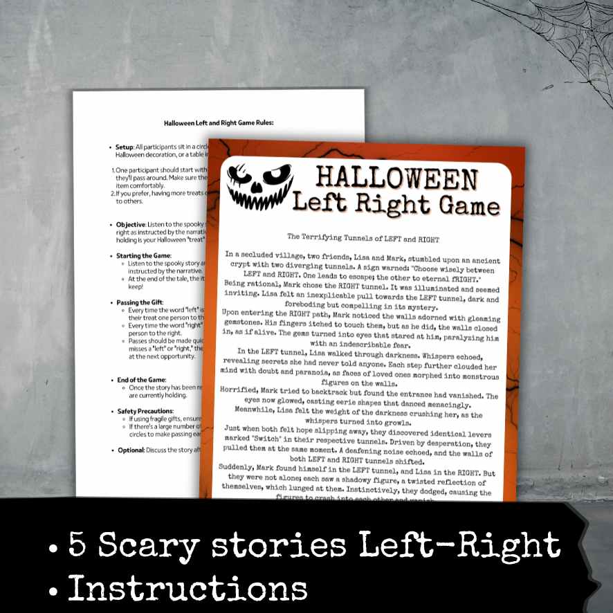Halloween Left Right Story