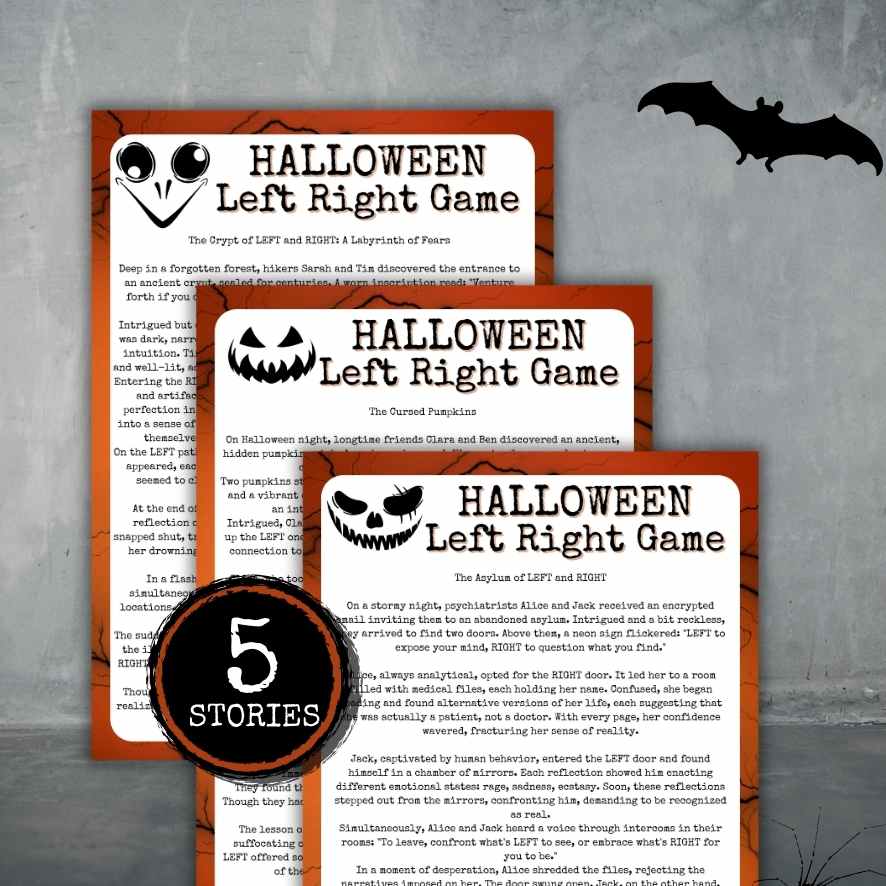 Halloween Left and Right Game
