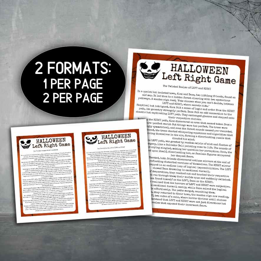 Spooky Left and Right Game
