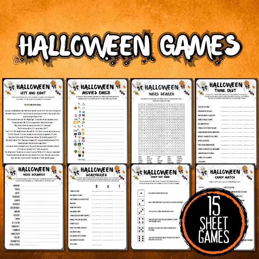 Spooky game bundle for Halloween