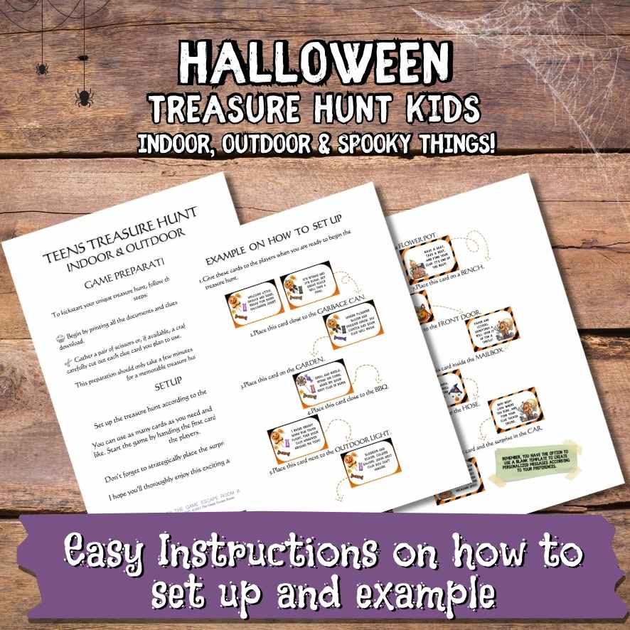 Kids Halloween Treasure Hunt