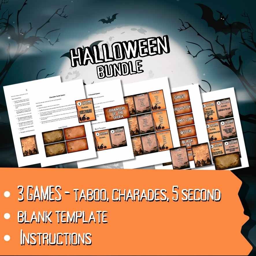 Halloween Printable Games