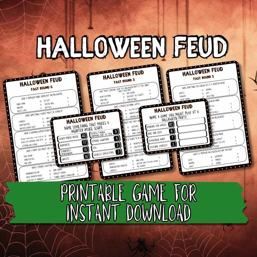 Halloween Party Feud Game