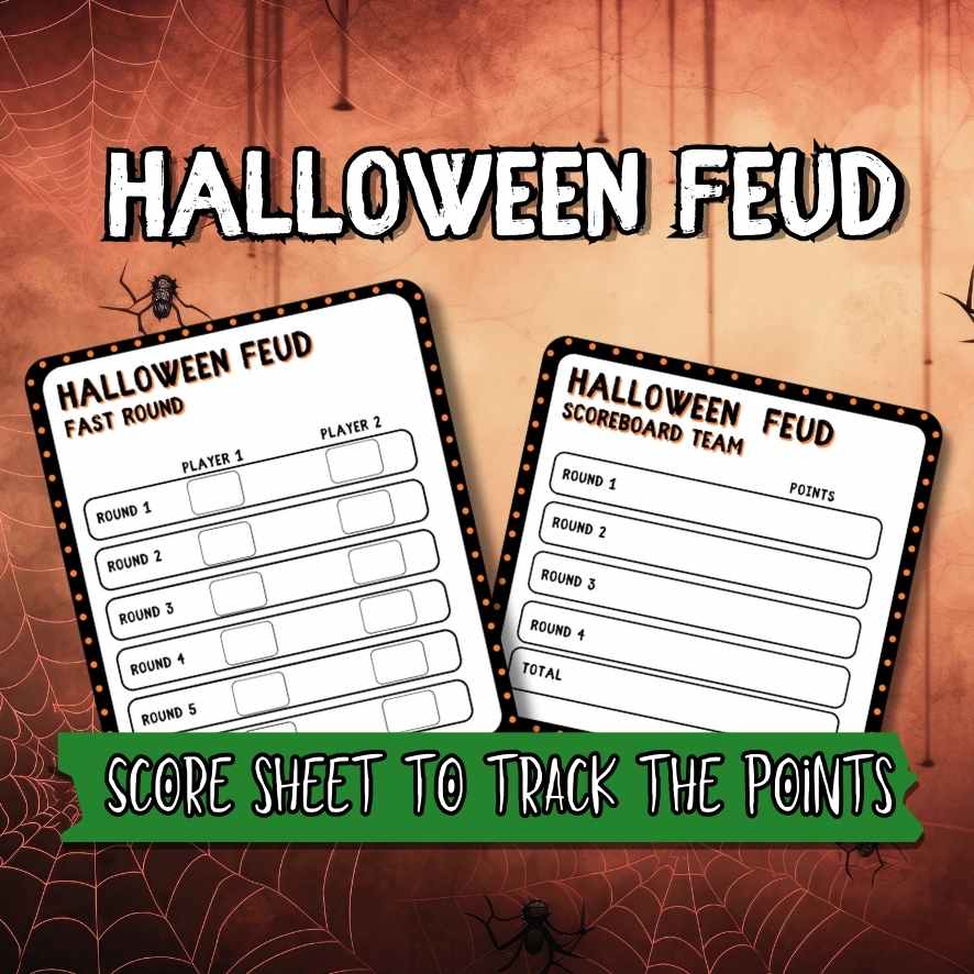 Halloween Themed Question Cards