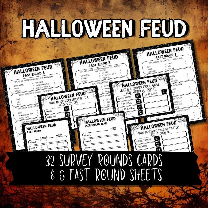 Halloween Feud Game Printable