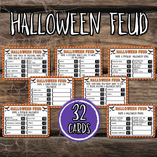 Halloween Feud Game for Adults