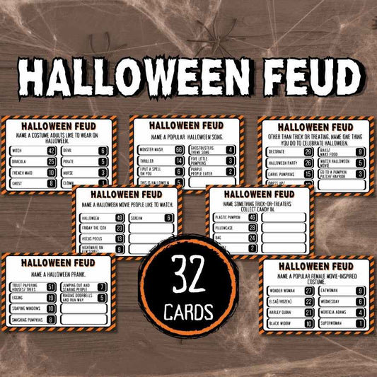 Halloween Feud Game Printable