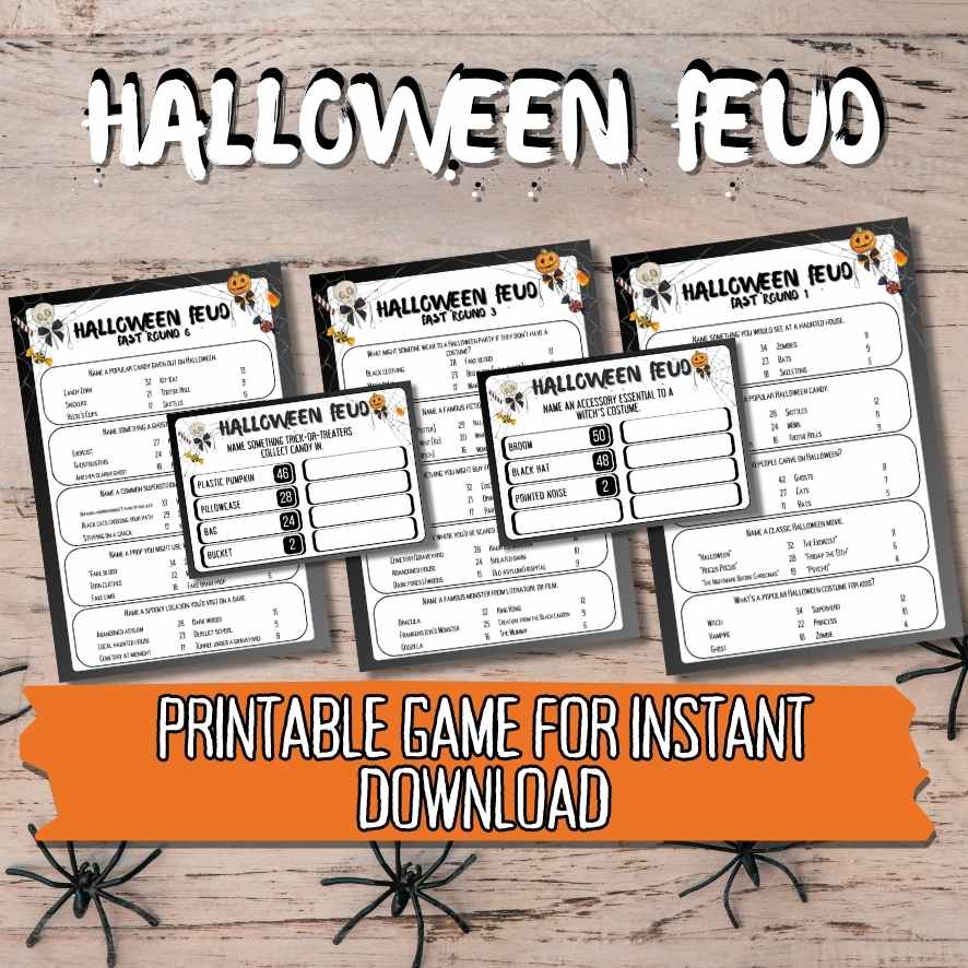 Halloween Quiz Printable