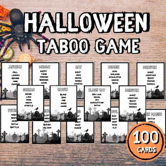 Taboo Game for Spooky Nights