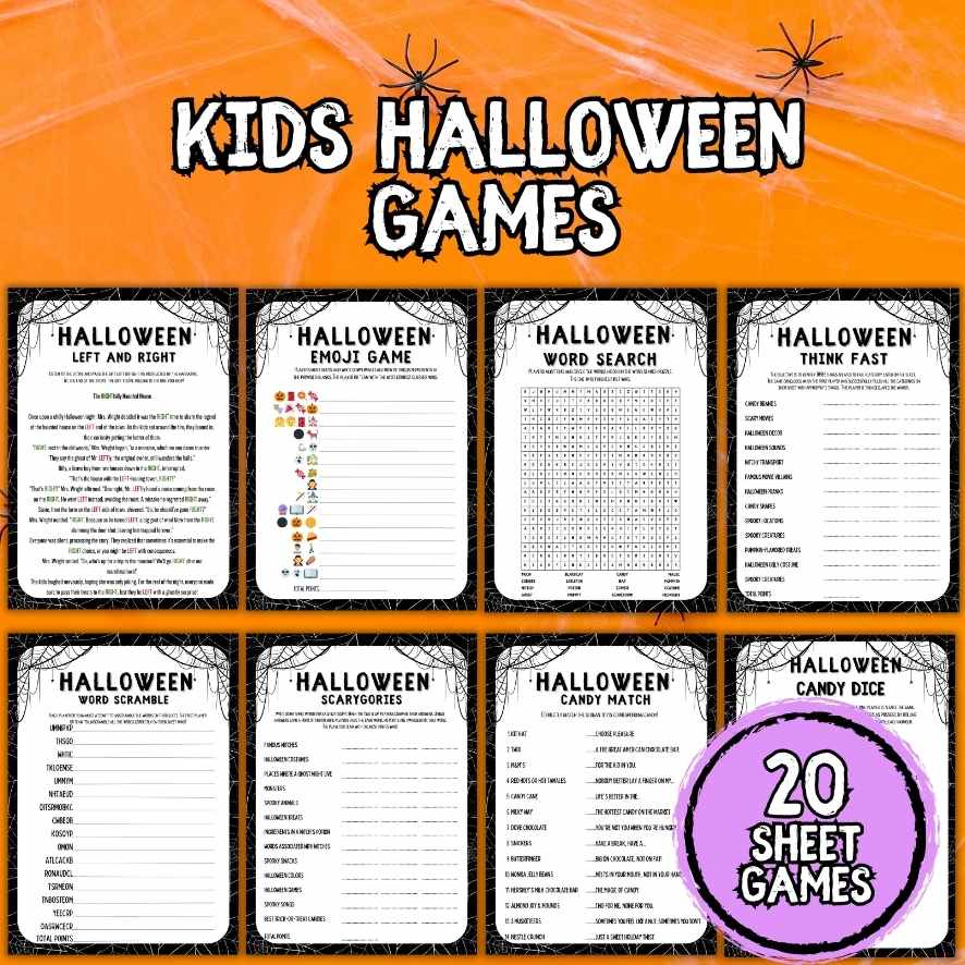 Bundle Kids Halloween Game Pack