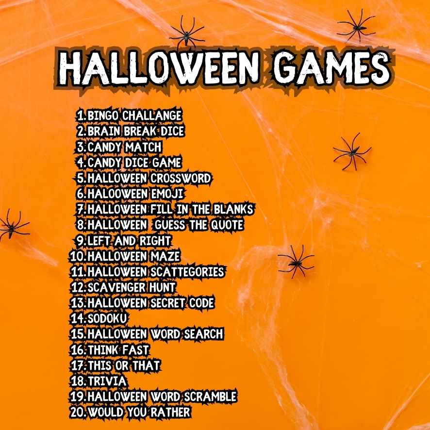 Halloween Game Pack for Children