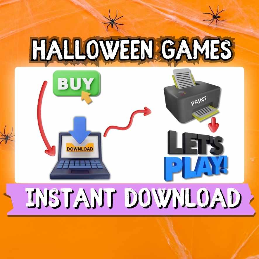 Instant Download Halloween Games
