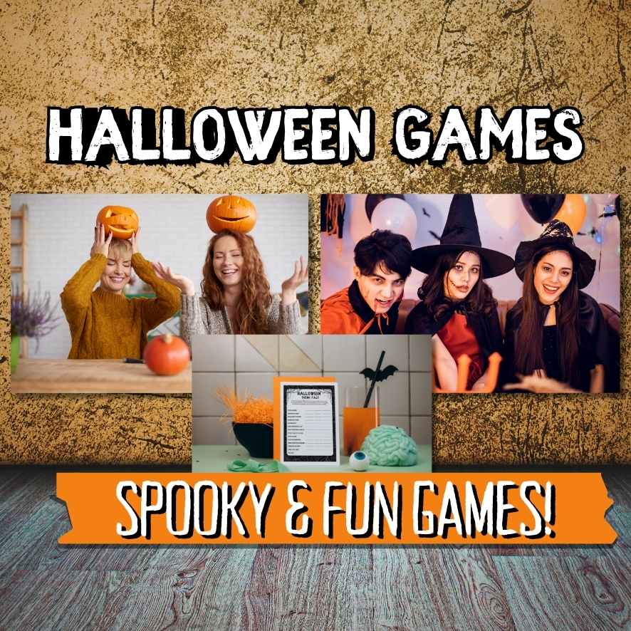 Halloween party game pack