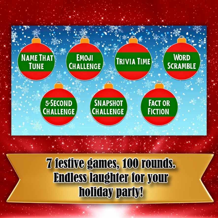 virtual christmas party games