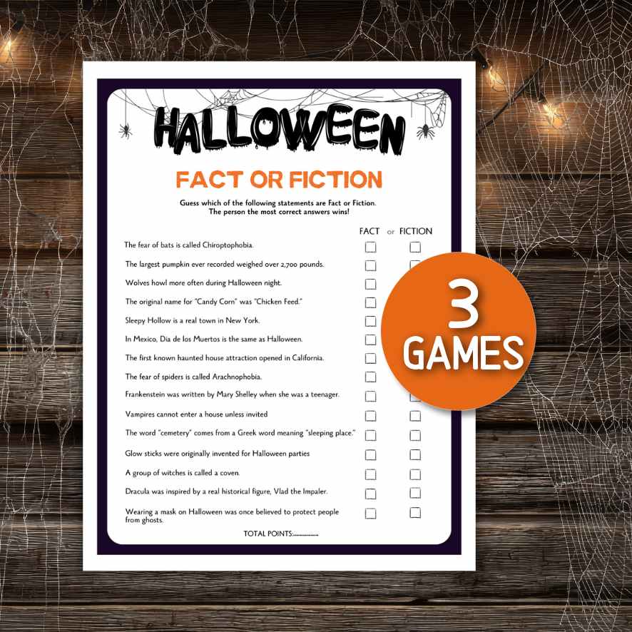 halloween fact or fiction
