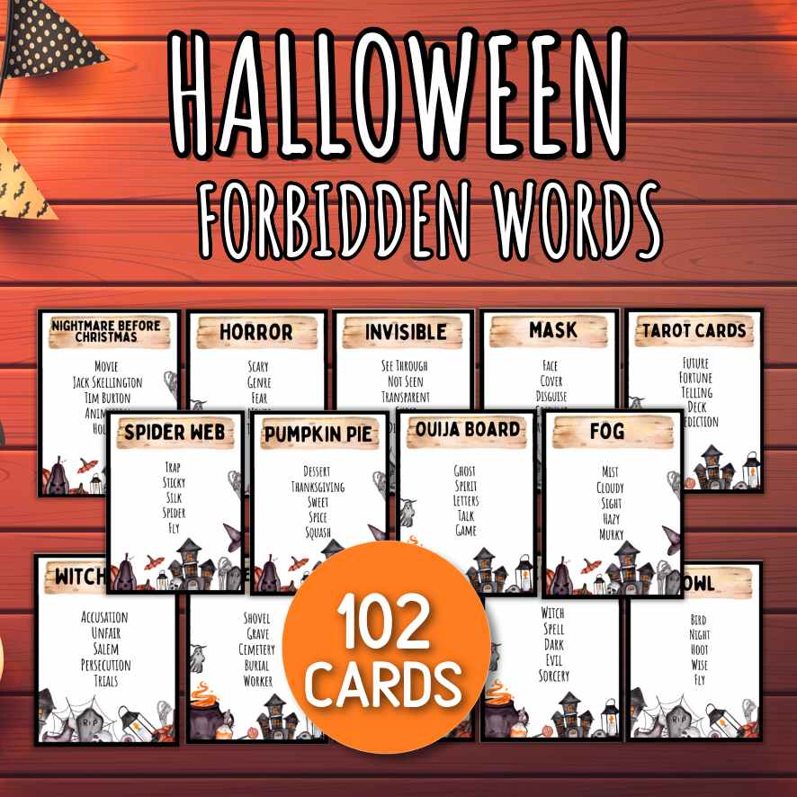 Halloween Taboo Game