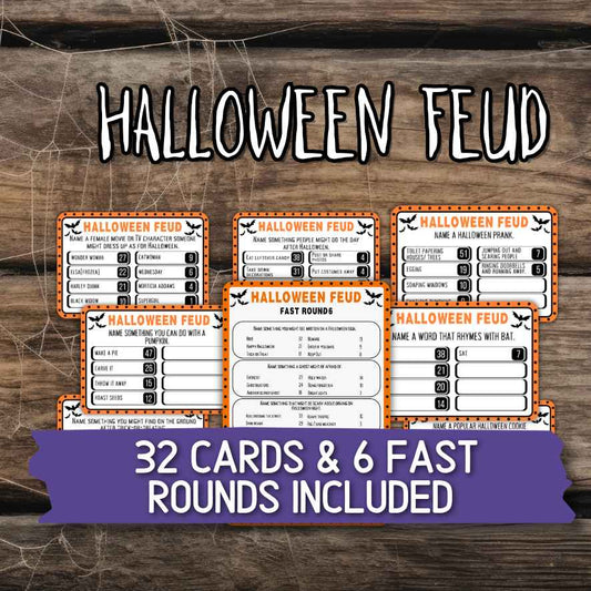 Halloween Feud Game for Adults