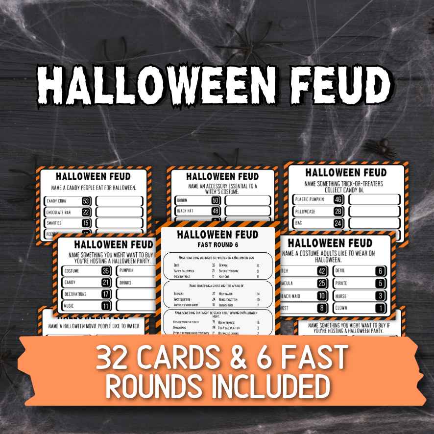 Halloween Feud Game Printable