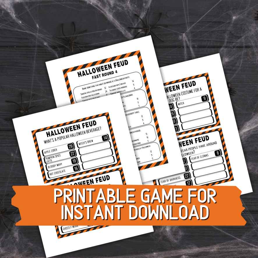 Halloween Quiz Printable