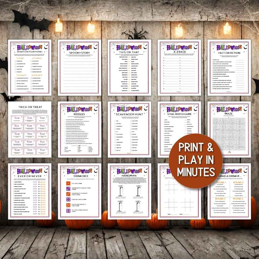 Halloween Family Games