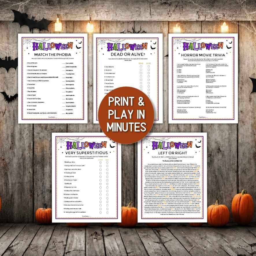 halloween games bundle