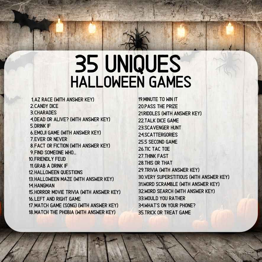 halloween games for adults