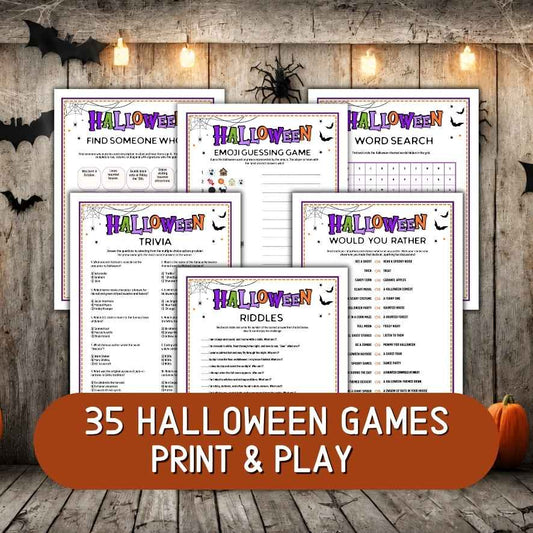 35 halloween games