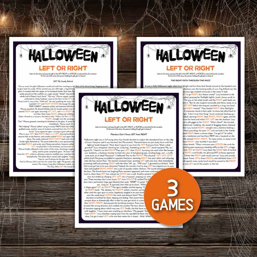 halloween pass the prize game