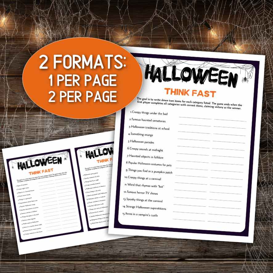 halloween party games for classroom