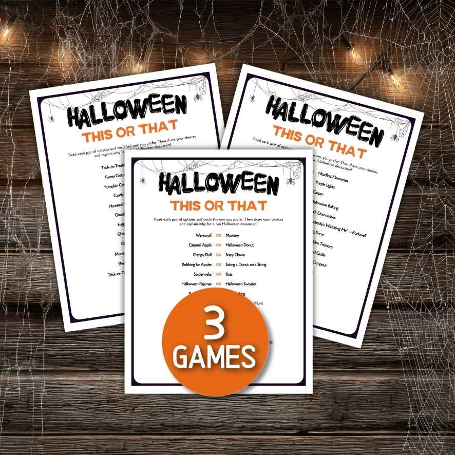halloween this or that games

