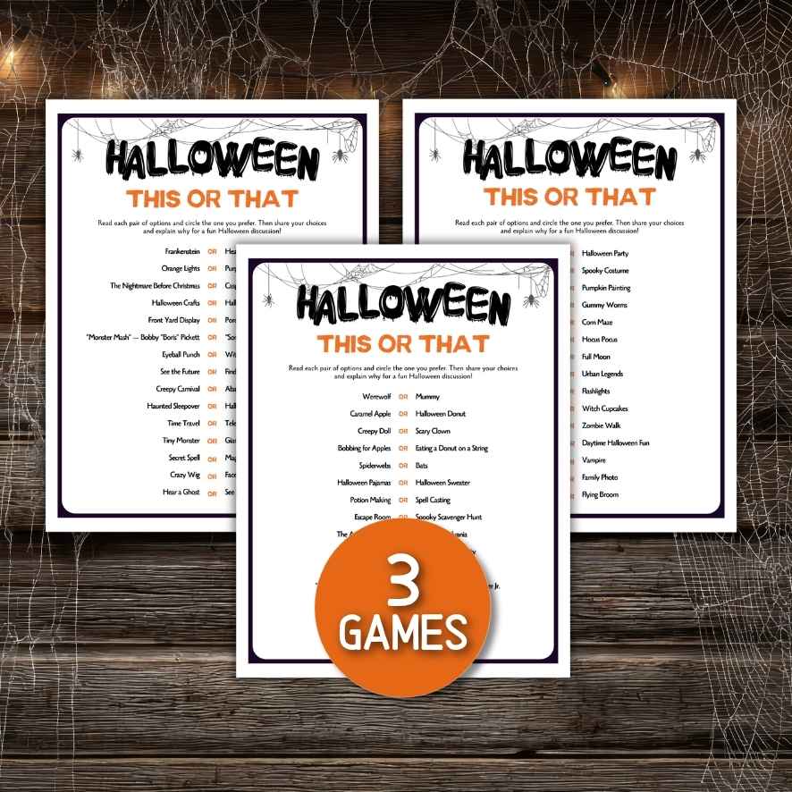 halloween group games

