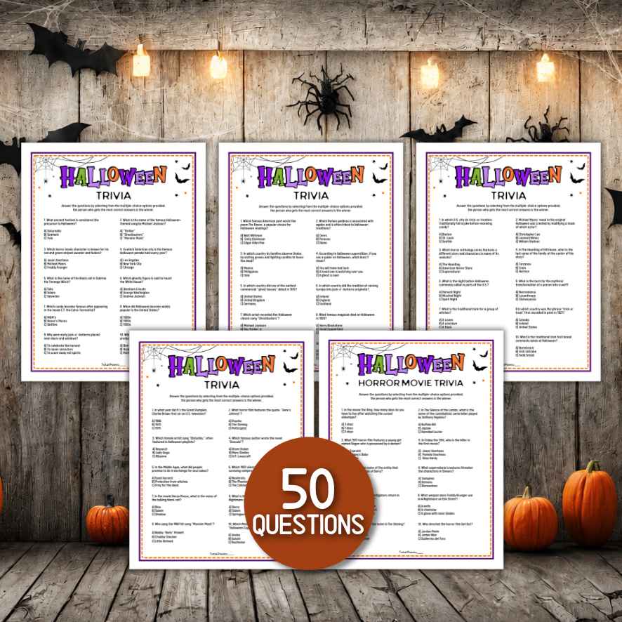halloween trivia multiple choice