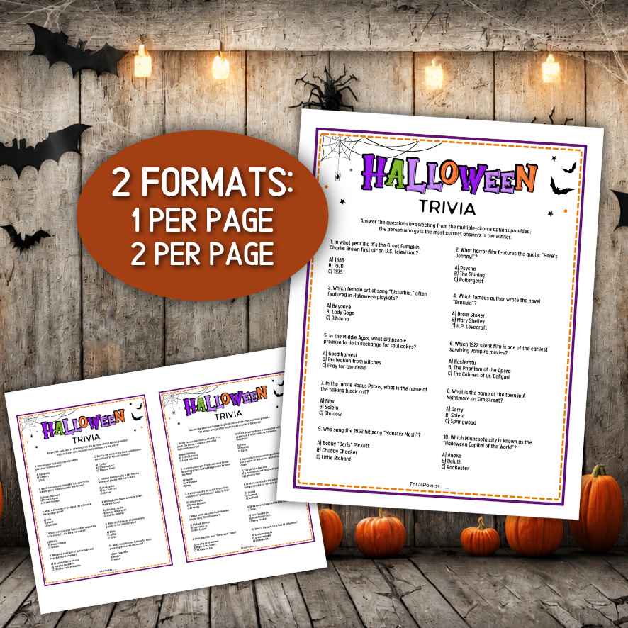 spooky trivia game