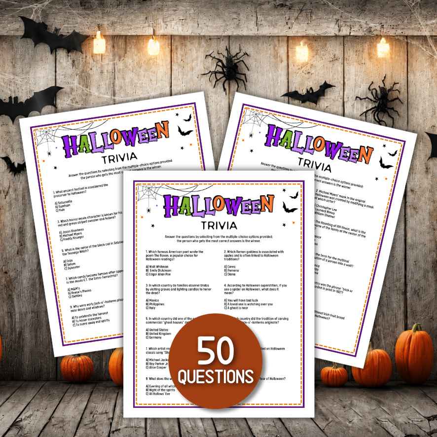 Halloween Trivia Game