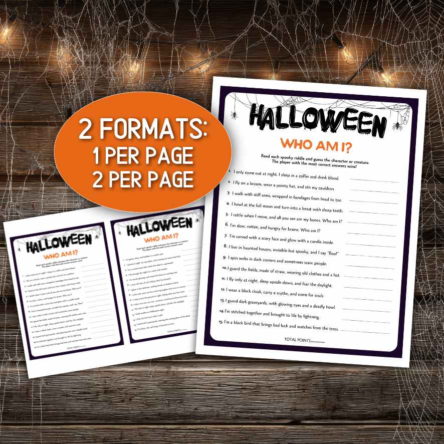 halloween who am I quiz
