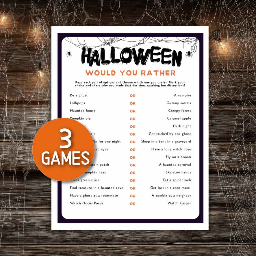 halloween would you rather